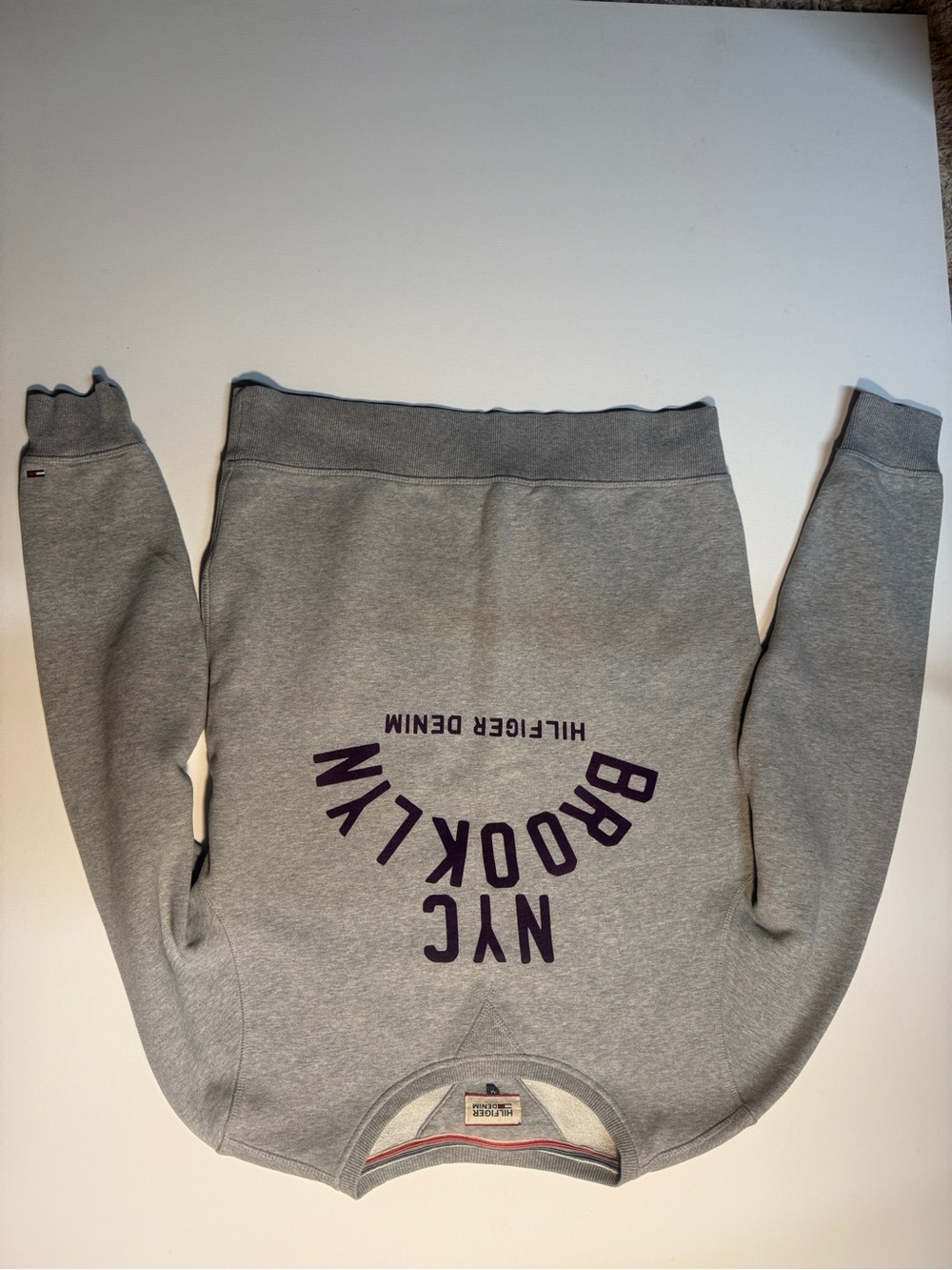 Tommy Hilfiger Grey 'NYC Brooklyn' Sweatshirt